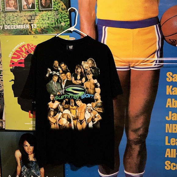 Other - Vintage WWE SUMMERSLAM tee L